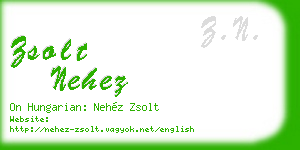 zsolt nehez business card
